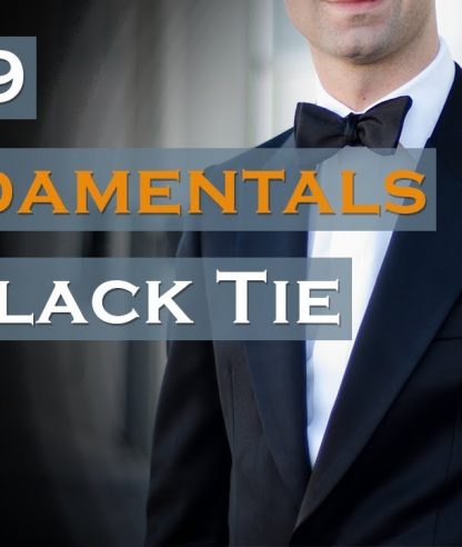 BLACK TIE DRESS CODE